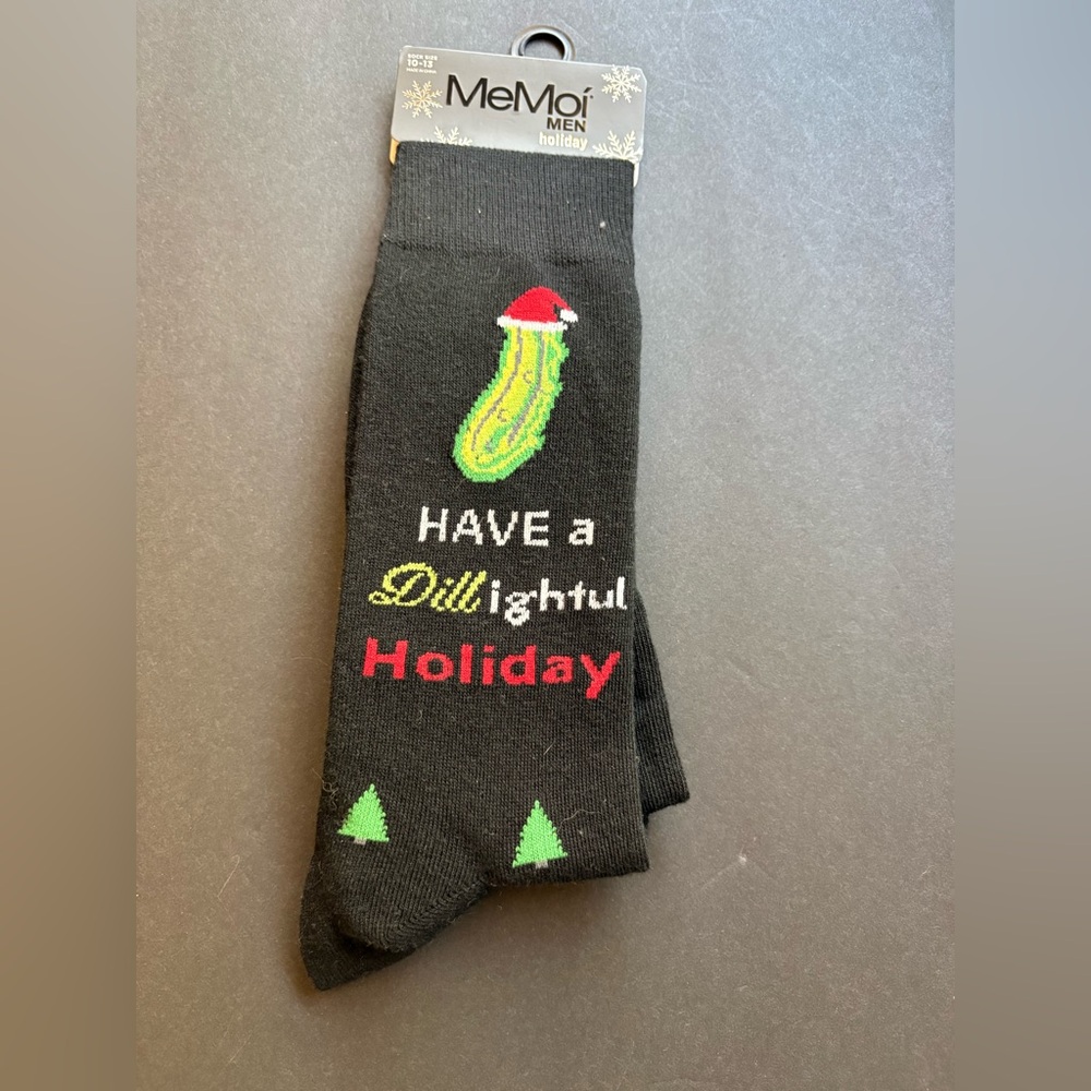 🎁 MeMoi Black Holiday Men's Socks